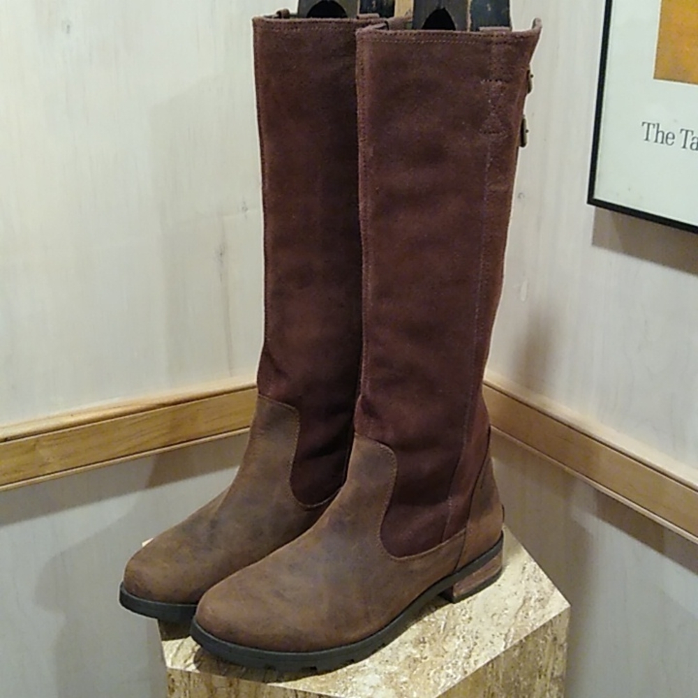 Sorel Major suede tall riding boots 9